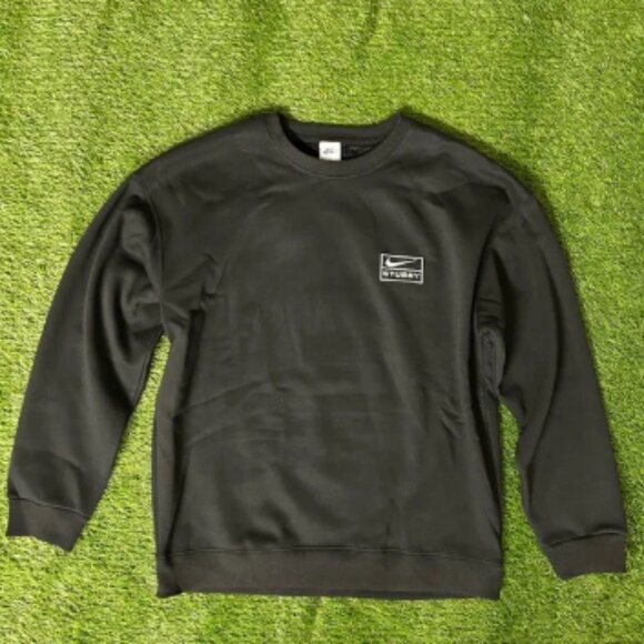 Black and White Nike X Stussy Crewneck Sweatshirt - Picture 1 of 3